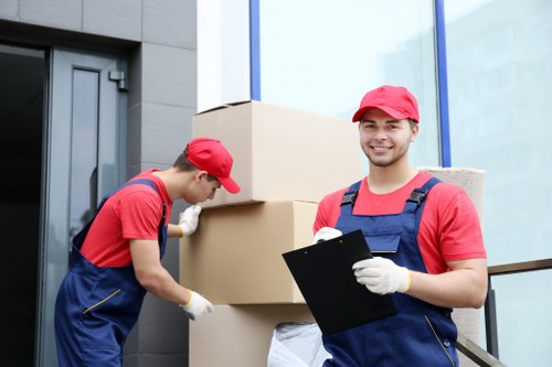 A storage pricing estimate being reviewed for a house clearance job