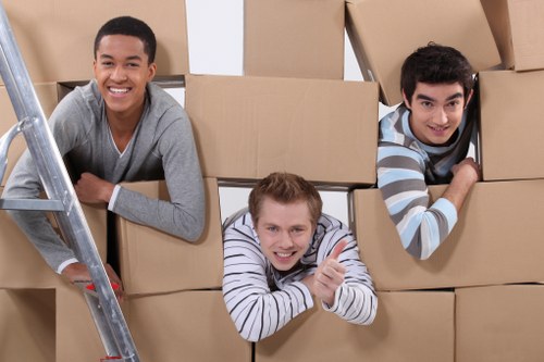Secure commercial storage space for business inventory