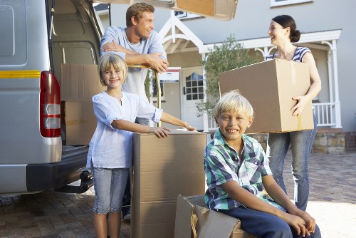 Customer observing safe storage practices in a storage unit environment